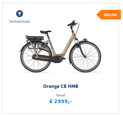 Orange fiets